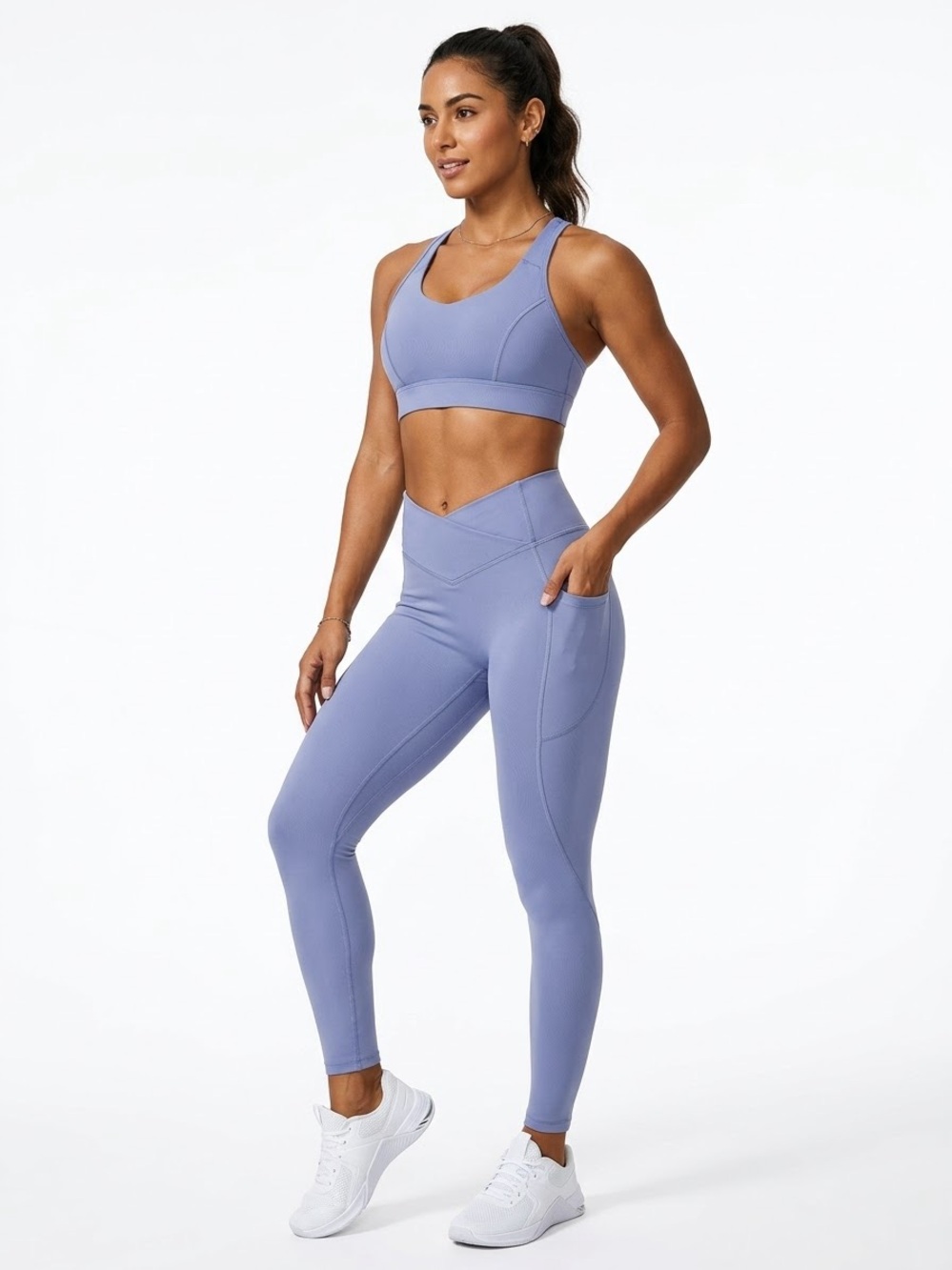 HALARA $45 UltraSculpt Crossover Scrunch Butt Leggings M